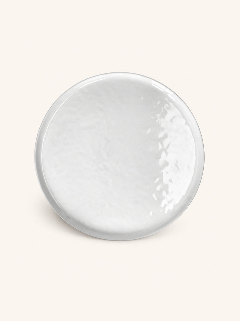 PORCELINO WHITE - dinerbord - porselein - DIA 27,5 x H 1,3 cm