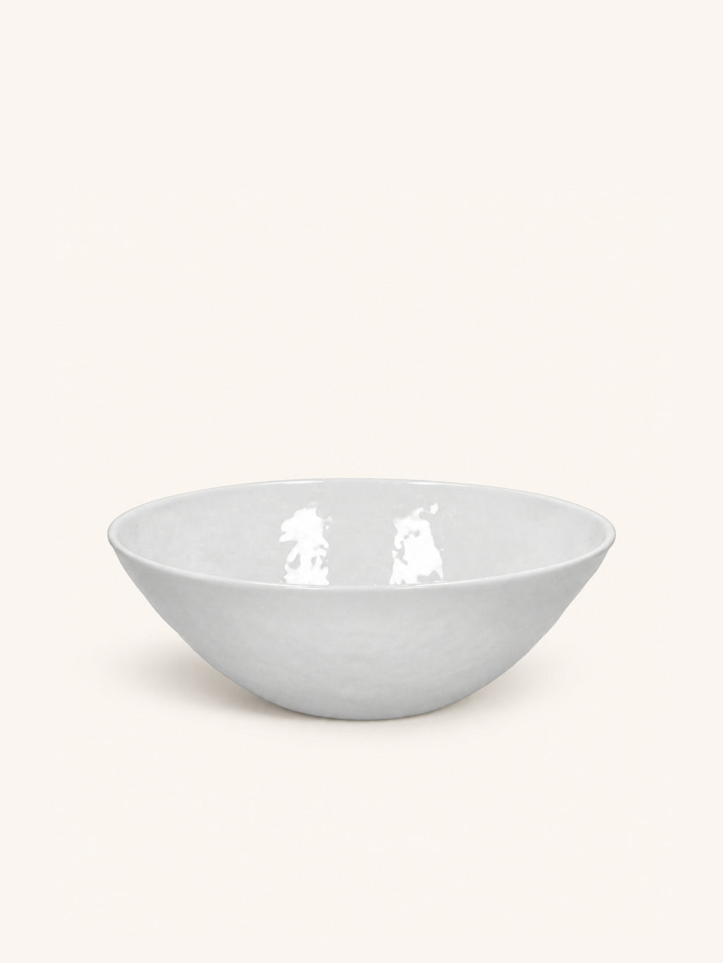PORCELINO WHITE - salad bowl - porcelain - DIA 24 x H 8 cm - white