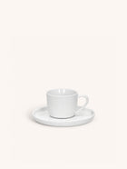 PORCELINO WHITE - cup & saucer - 20 CL - porcelain - DIA 16 x H 9 cm