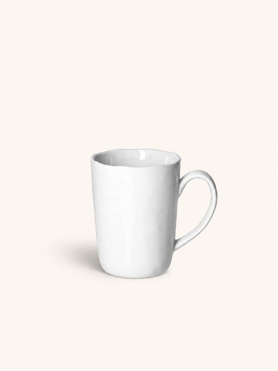 PORCELINO WHITE - mug - 37 CL - porcelain - DIA 8 x H 11 cm