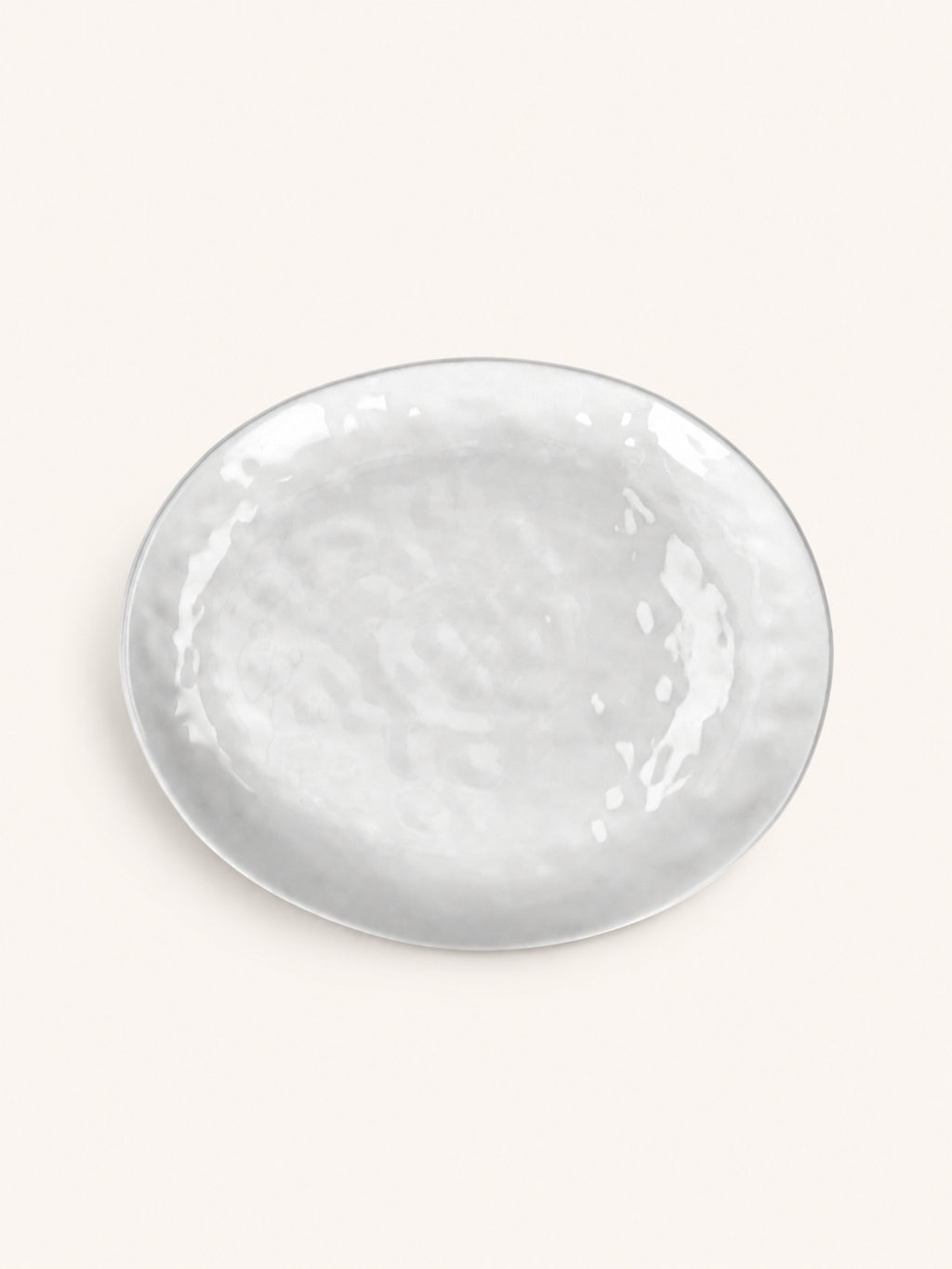 PORCELINO WHITE - Speiseteller - oval - Porzellan - L 28 x W 24 x H 1 cm