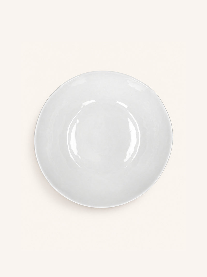 PORCELINO WHITE - serveerkom - ovaal - porselein - L 36 x W 34 x H 10 cm