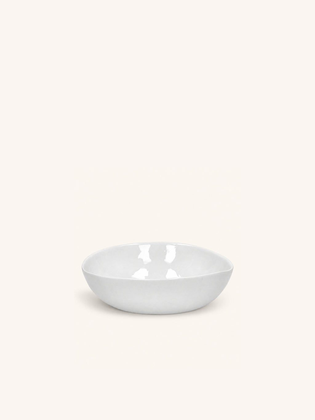 PORCELINO WHITE - soepkom - ovaal - porselein - L 17 x W 16 x H 4 cm