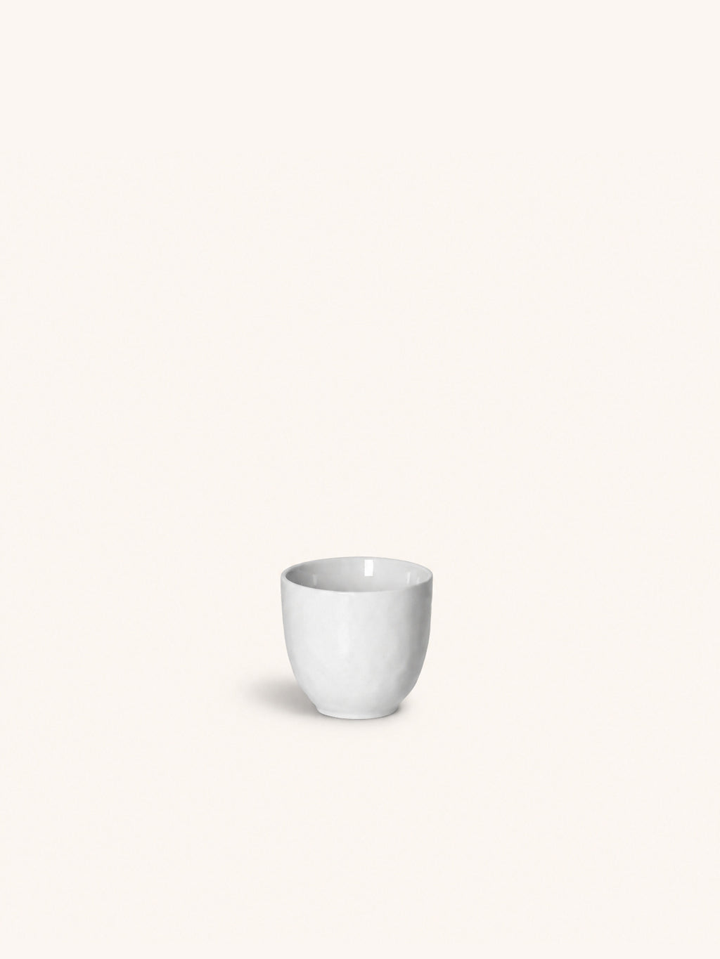 PORCELINO WHITE - cup - 15 CL - porcelain - DIA 7,5 x H 6,5 cm - white