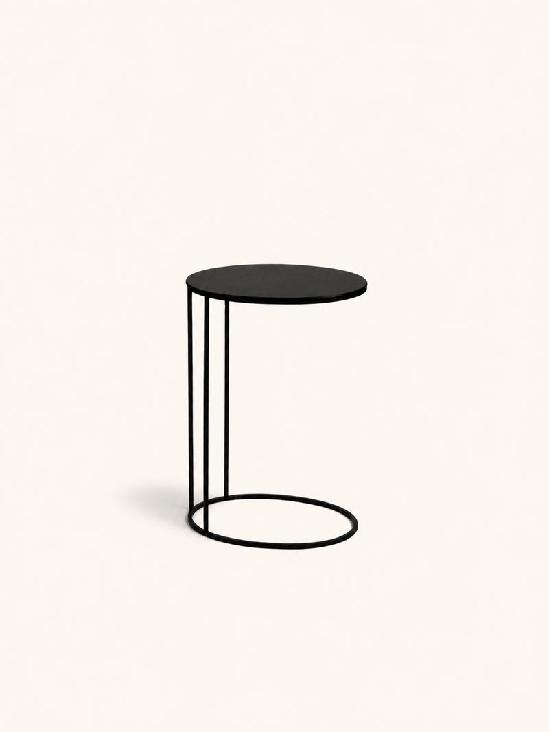 PASO  - side table - metal - L 48 x W 32,5 x H 62 cm - bronze