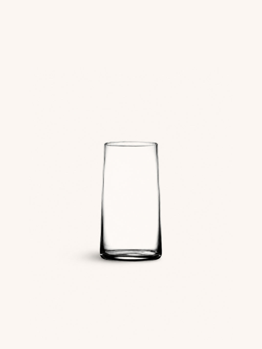 MARGAUX - vaso de tubo - vidrio cristalino - DIA 7,4 x H 13,5 cm - transparente