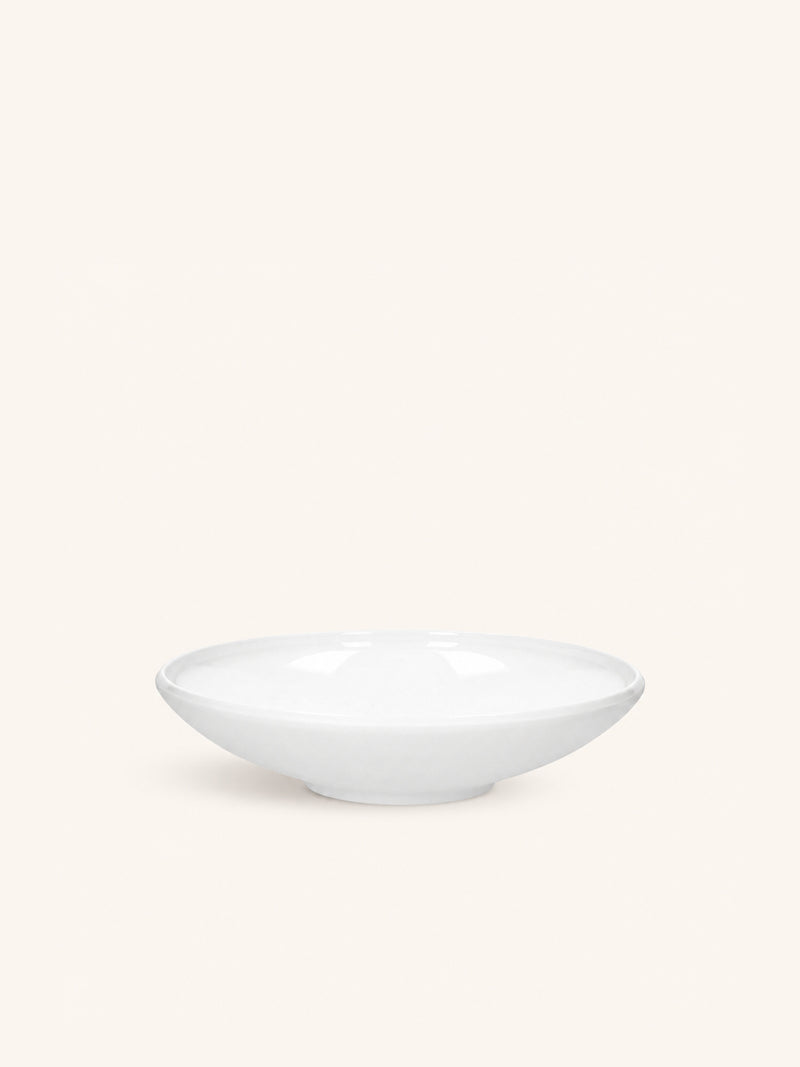 LEGGERO - soepbord  - porselein - DIA 19,5 x H 4,5 cm - wit