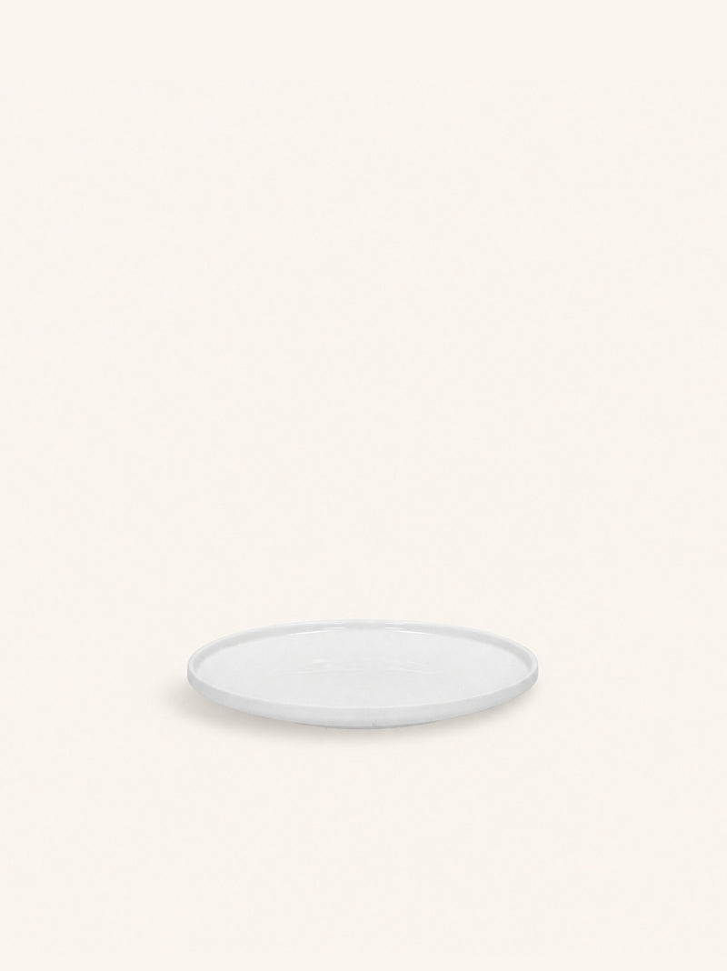 LEGGERO - broodbordje - porselein - DIA 15 x H 1,8 cm - wit