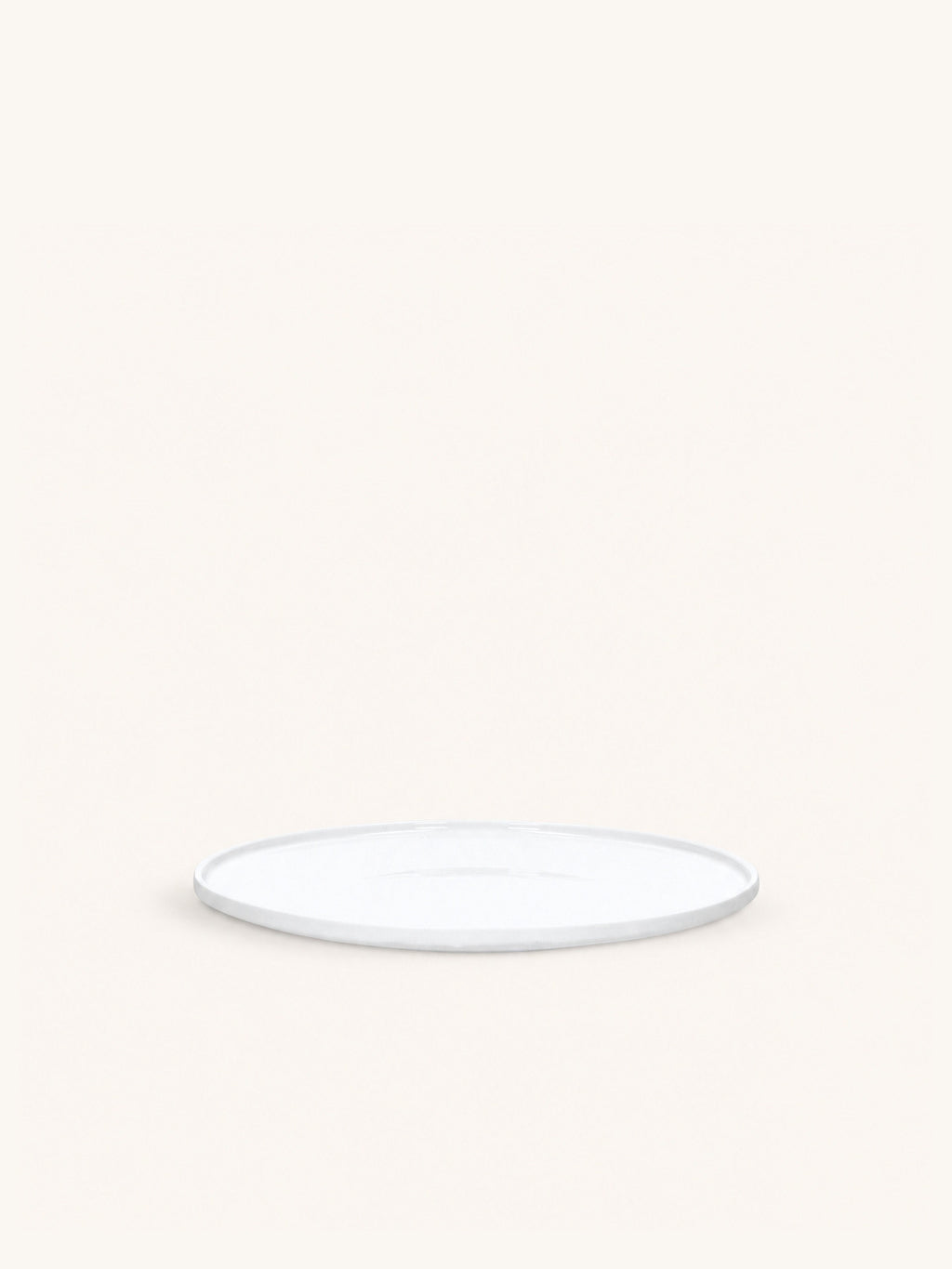 LEGGERO - dessertbord - porselein - DIA 19 x H 2 cm - wit