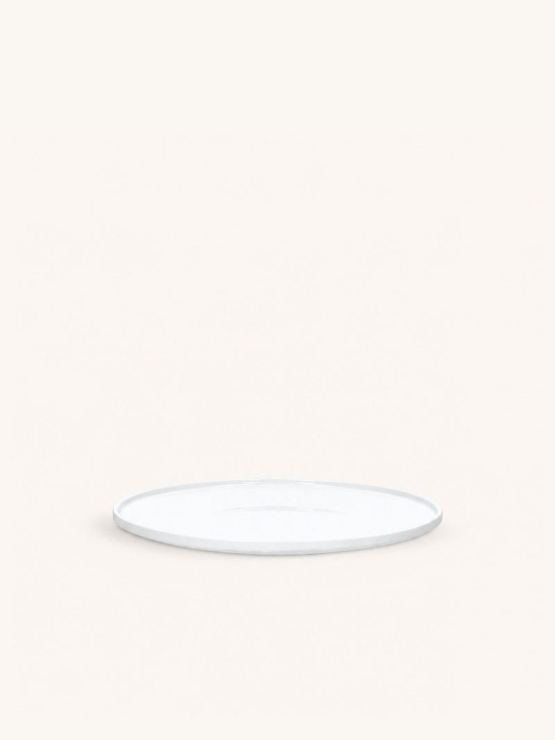 LEGGERO - dessertbord - porselein - DIA 19 x H 2 cm - wit