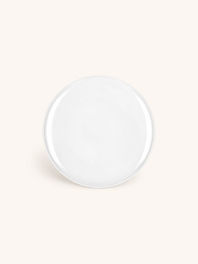 LEGGERO - dessertbord - porselein - DIA 19 x H 2 cm - wit
