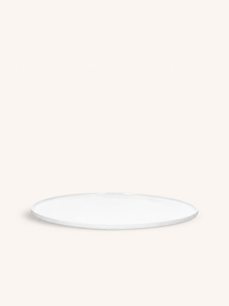 LEGGERO - dinerbord  - porselein - DIA 26 x H 2,2 cm - wit
