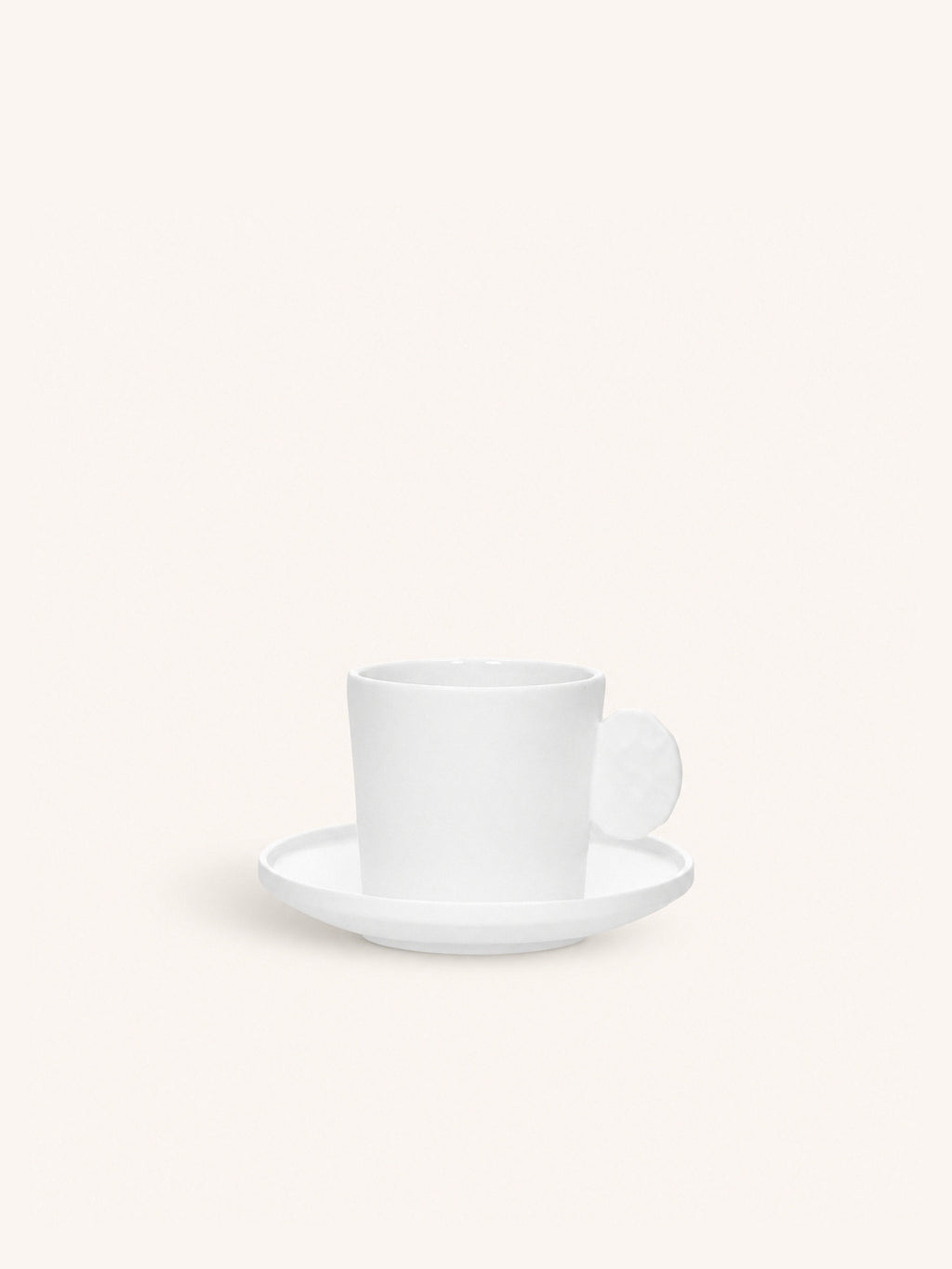 LEGGERO - Tasse & Untertasse 20 CL - Porzellan - DIA 7,8/13 x H 10/2,1 cm - weiß