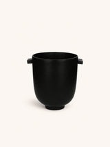 Zwart – LISA - enfriador de champán - aluminio - L 24 x W 20 x H 24 cm - negro