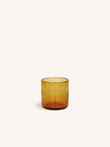 Oranje – VICO - bicchiere da acqua - vetro - DIA 8 x H 8,2 cm - ambra
