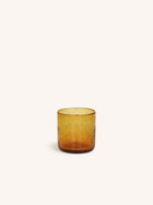 VICO - waterglas - glas - DIA 8 x H 8,2 cm - amber