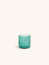 VICO - waterglas - glas - DIA 8 x H 8,2 cm - donker aqua