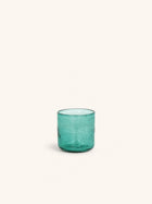 VICO - vaso de agua - vidrio - DIA 8 x H 8,2 cm - aqua oscuro