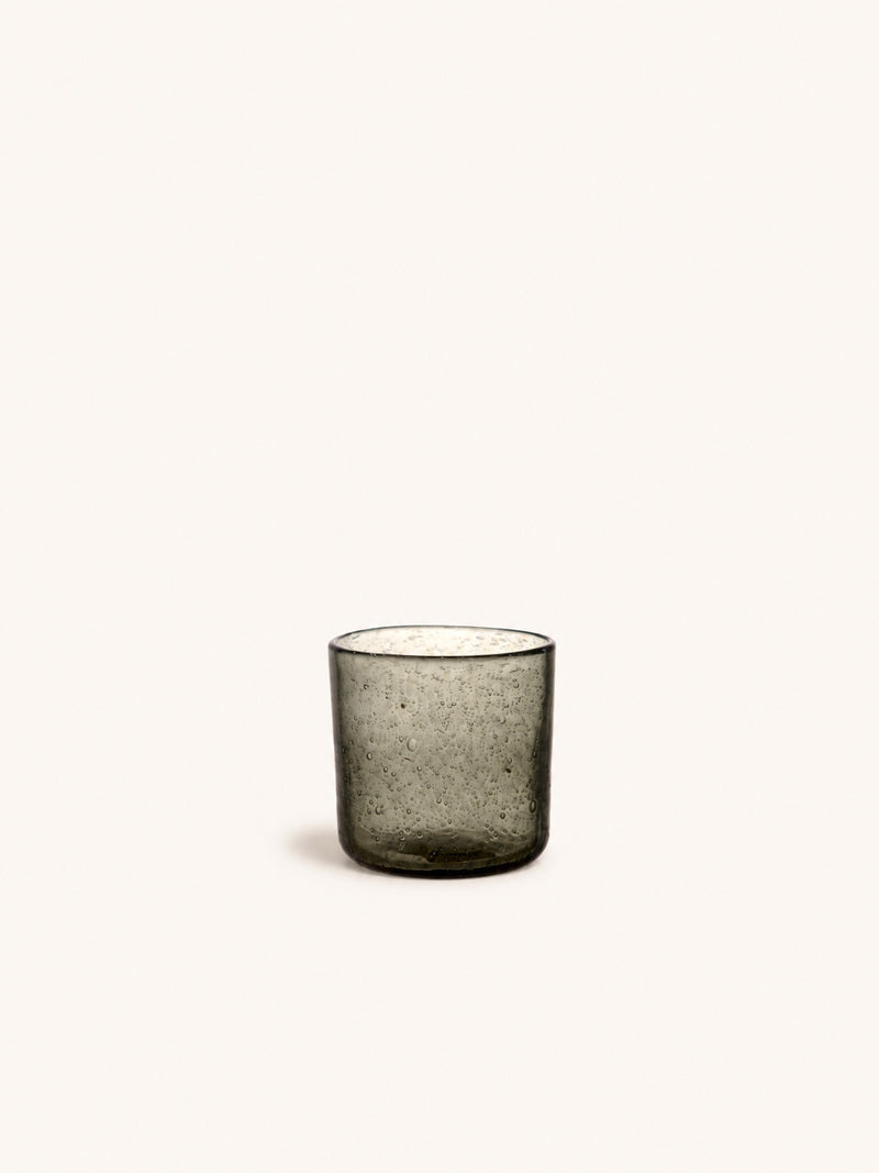 VICO - waterglas - glas - DIA 8 x H 8,2 cm - smoke