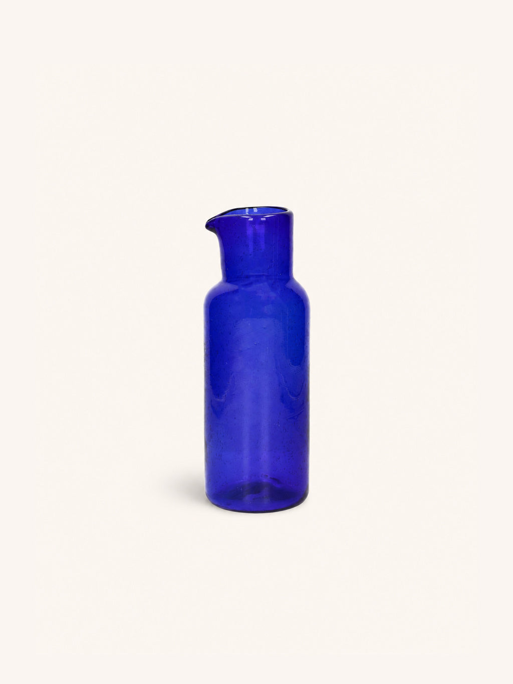 VICO - glazen karaf - glas - DIA 8,5 x H 24,5 cm - blauw