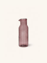 Roze – VICO - glass carafe - glass - DIA 8,5 x H 24,5 cm - fig