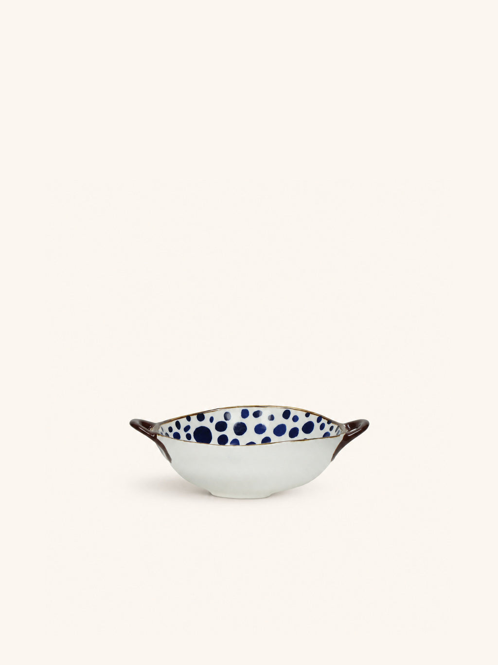 ANAFI - ovenschaal/kom - porselein - L 17,5 x W 13,7 x H 5 cm - blauw