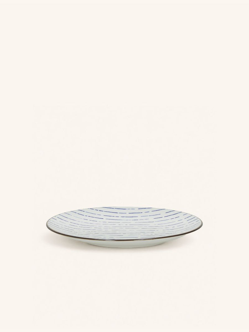 ANAFI - dessertbord - porselein - DIA 22 cm - blauw