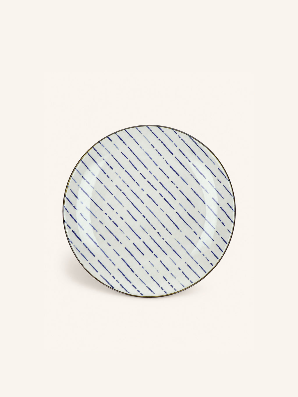 ANAFI - dessertbord - porselein - DIA 22 cm - blauw