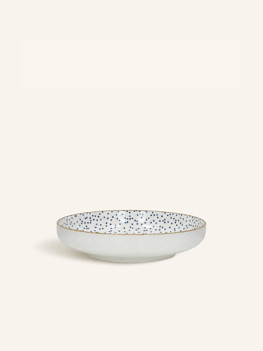 ANAFI - diep bord - porselein - DIA 20,3 x H 4,5 cm - blauw
