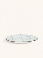 ANAFI - plato llano - porcelana - DIA 26,5 cm - azul