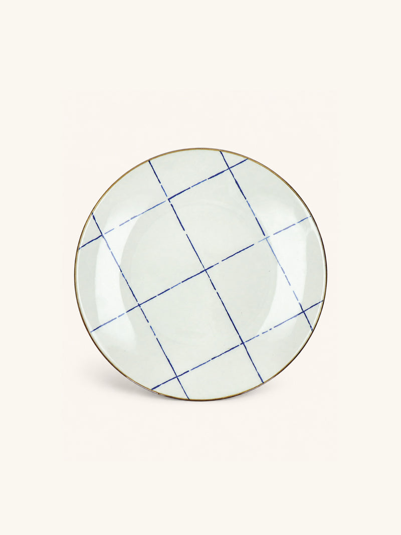 ANAFI - dinerbord - porselein - DIA 26,5 cm - blauw