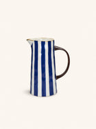 ANAFI - kruik - porselein - L 19 x W 12,5 x H 23,5 cm - blauw
