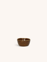Bruin – SPIRO - mini bowl - stoneware - DIA 9 x H 4,2 cm - brown