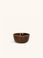 SPIRO - breakfast bowl - stoneware - DIA 13 x H 6 cm - brown