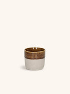 SPIRO - taza 16 CL - gres - DIA 7 x H 6,5 cm - marrón
