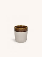 SPIRO - Becher 31 CL - Steingut - DIA 8 x H 9 cm - braun