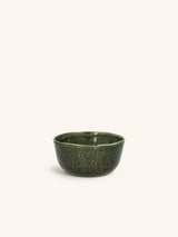 Groen – SPIRO - breakfast bowl - stoneware - DIA 13 x H 6 cm - dark green