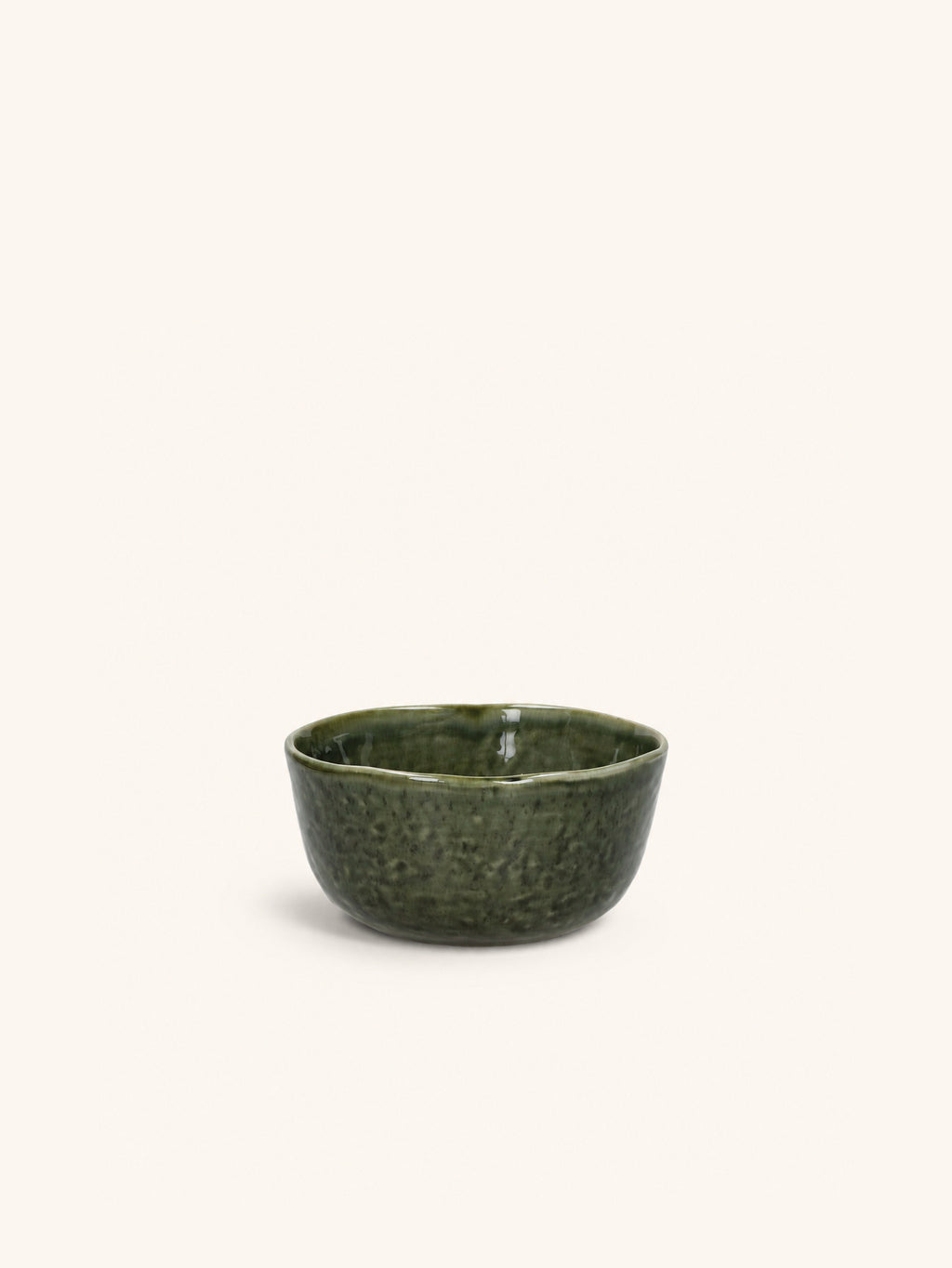 SPIRO - Frühstücksschüssel - Steingut - DIA 13 x H 6 cm - dunkelgrün