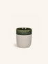 SPIRO - bicchiere 31 CL - gres - DIA 8 x H 9 cm - verde scuro