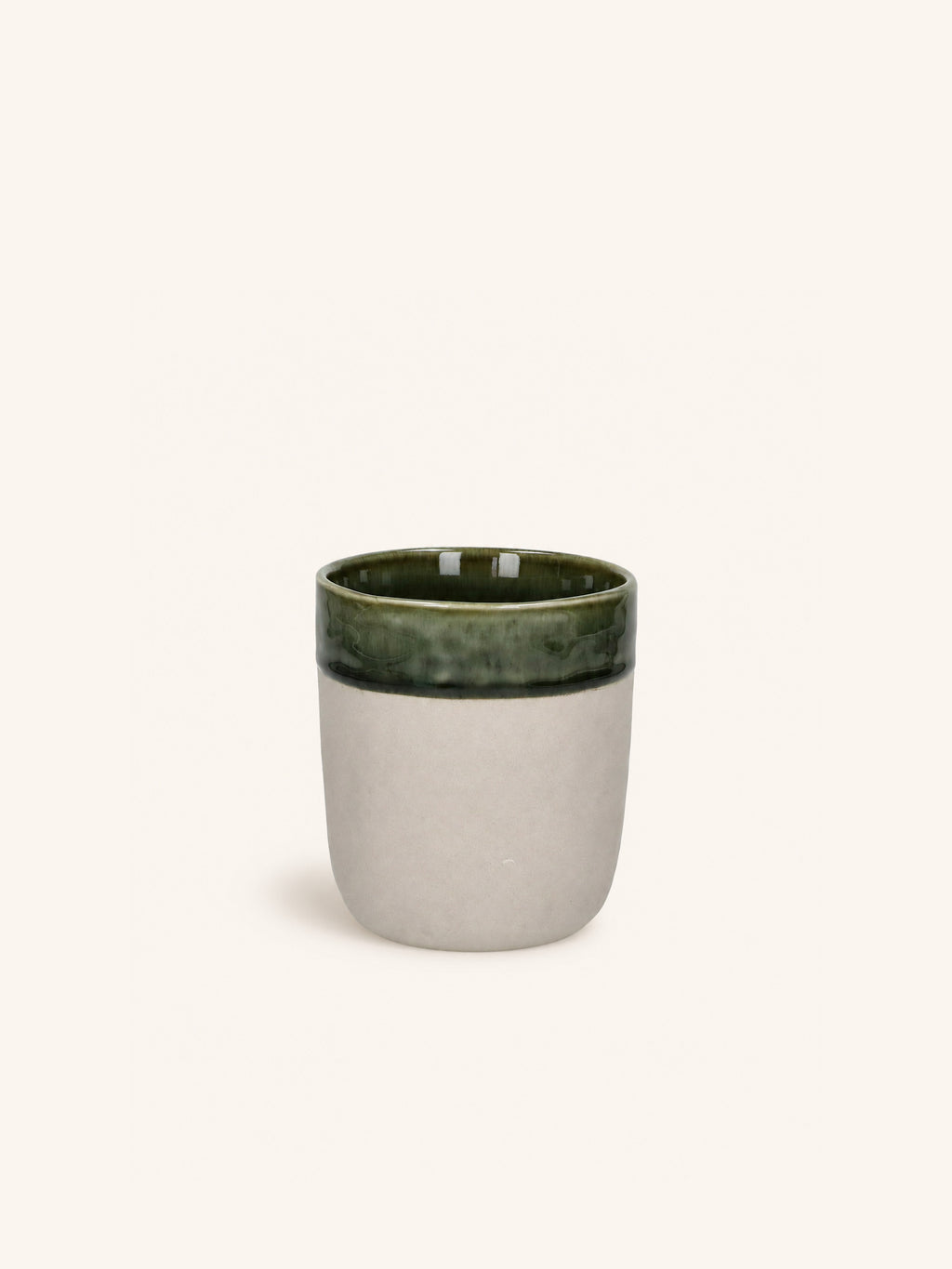 SPIRO - mug 31 CL - stoneware - DIA 8 x H 9 cm - dark green