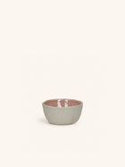 SPIRO - mini cuenco - gres - DIA 9 x H 4,2 cm - rosa empolvado