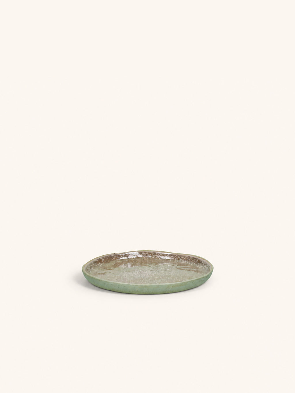 SPIRO - appetizer plate - stoneware - DIA 12 cm x H 1 cm - powder pink