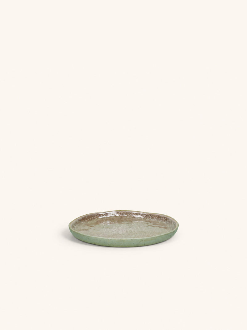 SPIRO - aperitiefbordje - steengoed - DIA 12 cm x H 1 cm - poederroos