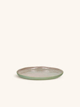 Roze – SPIRO - plato de postre - gres - DIA 21 cm x H 1,5 cm - rosa empolvado