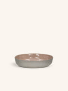 SPIRO - tiefer Teller - Steinzeug - DIA 20,5 x H 5 cm - Puderrosa
