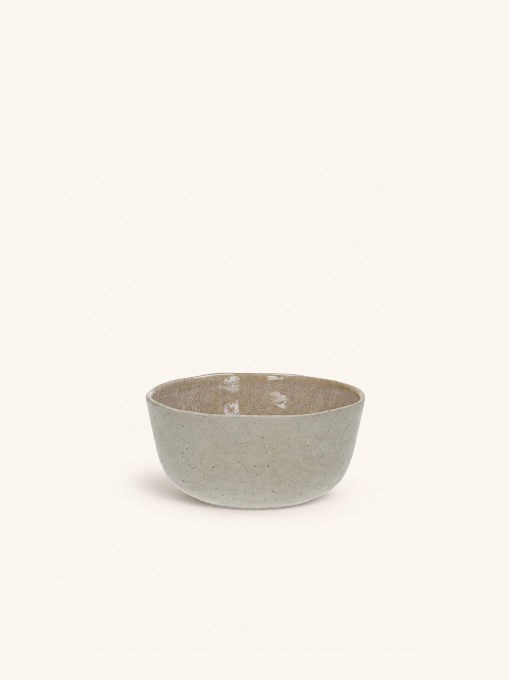 SPIRO - breakfast bowl - stoneware - DIA 13 x H 6 cm - seashell