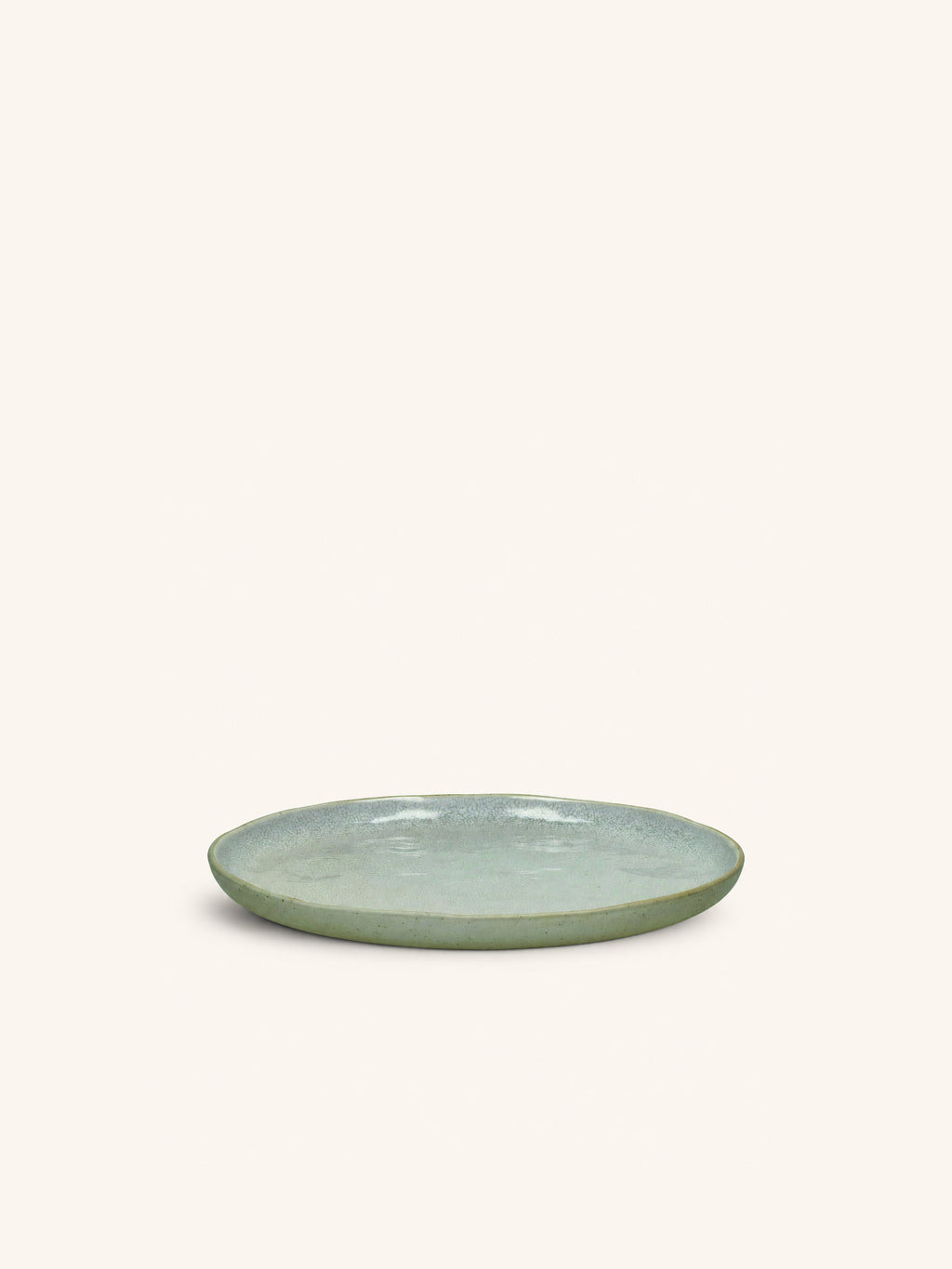 SPIRO - assiette à dessert - grès - DIA 21 cm x H 1,5 cm - coquillage marin