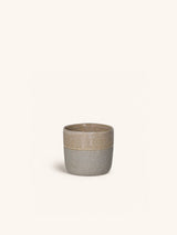 Beige – SPIRO - taza 16 CL - gres - DIA 7 x H 6,5 cm - concha marina