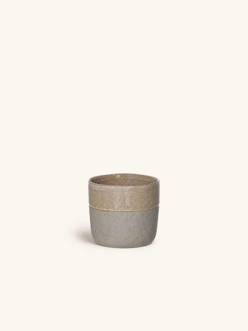 SPIRO - Becher 16 CL - Steingut - DIA 7 x H 6,5 cm - Muschel