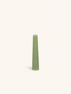 CANDLE - kaars - paraffine wax - DIA 4 x H 20 cm - avocado